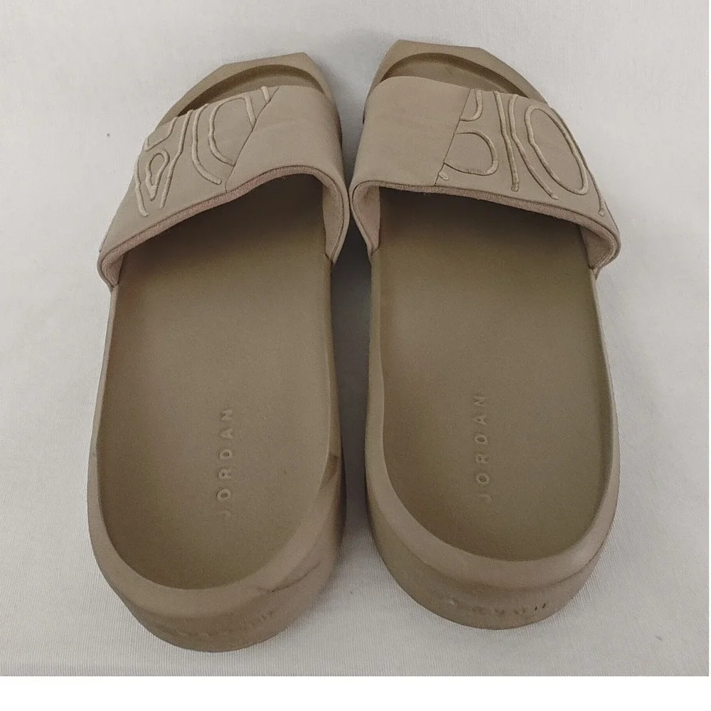 Jordan Nola Slides Tan Beige Khaki‎ Casual  Slide Sandals Block CZ8027-200 10